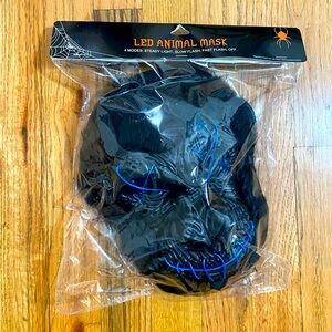 Gorilla LED Light-Up Mask with Fur Accessory Halloween Costume